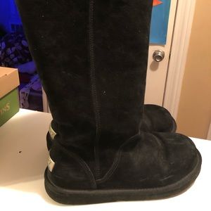 UGG Boots Greenfield s/n 1891 BLACK suede Zip up